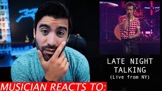 Musician Reacts To Harry Styles - Late Night Talking (Live from One Night Only in New York)