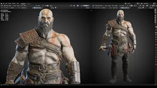 Blender 3.4 - God of War - DONE