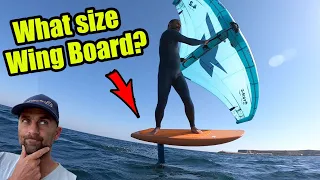 #4 What size Wing foil board?