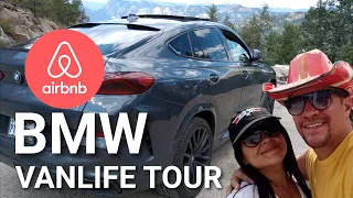 VANLIFE in the world's first BMW edition Airbnb: BMW X6 mobile Airbnb tour