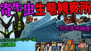 【マイクラ:ゆっくり】寄生虫観察所で恐ろしい生態映像を撮影してしまった…！「第二次寄生前線:本戦編」#２３【ゆっくり実況マルチ】【Minecraft】【マイクラ mod】【マイクラ軍事】