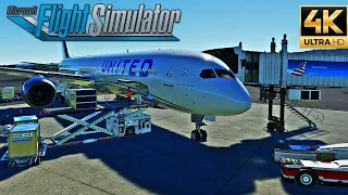 A Ultra REALISTIC FLIGHT | 4K | United Airlines 787-10 | San Francisco ✈ Las Vegas