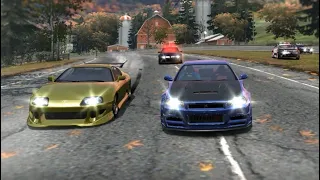 Supra and Skyline R34