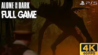 Alone in the Dark Remake FULL GAME Walkthrough PS5 (4K60fps)