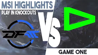 DFM vs LLL Highlights Game 1 | MSI Play ins 2023  Day 4 | DetonationFocusMe vs LOUD