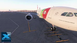 X-Plane11 Rio de Janeiro SBGL Landing A330 TAP