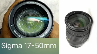 Sigma 17-50mm f/2.8 Nikon lens Funcus Cleaning || Full Servicing || Bishnu Services || siliguri