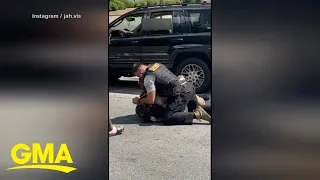 Video shows 2 white Georgia deputies beating Black man