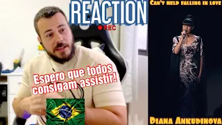 REACTION Diana Ankudinova - Can't help falling in love | ROUND 1 | SHOW MASK GO ON | REACT | 🇧🇷#111