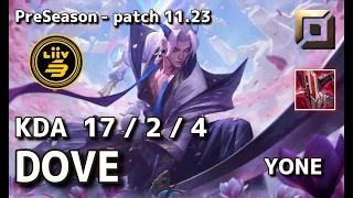 【KRサーバー/C1】LSB Dove ヨネ(Yone) VS ジャックス(Jax) TOP - Patch11.23 KR Ranked【LoL】