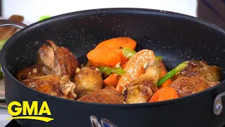 Jamie Oliver shares miso roast chicken recipe l GMA