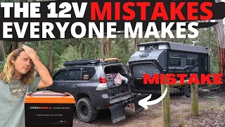 HAVE YOU MADE THIS MISTAKE? SIMPLE, AFFORDABLE OFFGRID 12V Setup for Caravan or 4WD/ EASY DIY TIPS