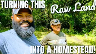 Making her homestead "DREAMS" become a "REALITY"!!! | TURNING RAW LAND INTO A HOMESTEAD