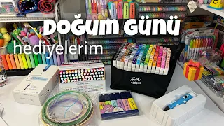 Doğum günü hediyelerim | Kargo açılımı 😍| @mycolorbloq