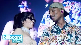 Pharrell Williams and Camila Cabello Drop New Song 'Sangria Wine' | Billboard News