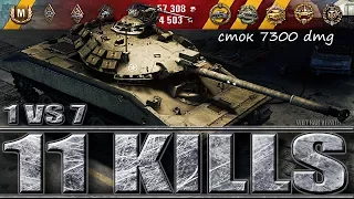 Т49 медаль Колобанова ПО КРАСОТЕ 🌟🌟🌟 World of Tanks лучший бой T49