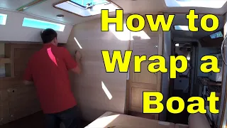 How to wrap the inside of a Boat using the 3M Di-Noc Architectural Films from RM wraps