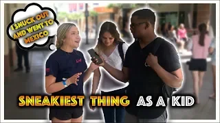 SNEAKIEST THING YOU DID AS A KID| PUBLIC INTERVIEW| UNIVERSITY OF ARIZONA| ISW TV