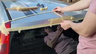 Preparing for the expanding foam / Building a Lip Spoiler (Part 4)