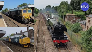 Trains on the Breckland Line in 4K & 60FPS  - March to June 2023 - around Wymondham, Norfolk