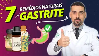 7 REMÉDIOS NATURAIS para TRATAR a GASTRITE | Nutricionista Bruno Motta