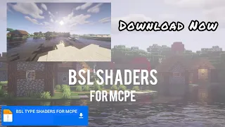 BSL TYPE SHADERS FOR MCPE | IT'S DHYEY