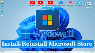 ✅ How To Install/Reinstall Microsoft Store on Windows 11