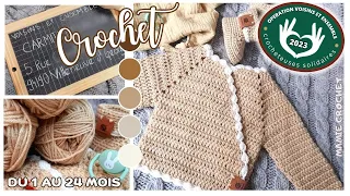 🧶ENSEMBLE PARFAIT POUR PETITS BOUTS 𝐀𝐔 𝐂𝐑𝐎𝐂𝐇𝐄𝐓 🧶𝐓𝐔𝐓𝐎 𝐅𝐀𝐂𝐈𝐋𝐄 & 𝐑𝐀𝐏𝐈𝐃𝐄 SPECIAL ASSO 💖@𝐌𝐚𝐦𝐢𝐞𝐂𝐫𝐨𝐜𝐡𝐞𝐭