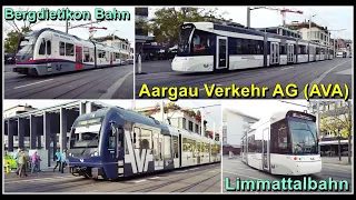 Aargau Verkehr AG (AVA) Limmattalbahn & Bergdietikon Bahn bei Dietikon, Kanton Zürich, Schweiz 2022