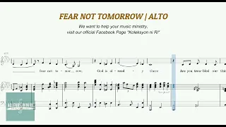 Fear Not Tomorrow | Alto | Vocal Guide by Sis. Anjelie Labis