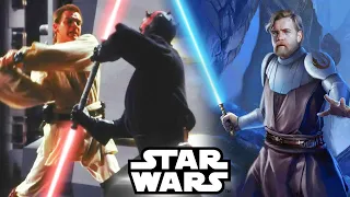 Why Obi-Wan Changed His Lightsaber Form After Losing to Darth Maul
