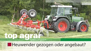 Heuwender angebaut oder angehängt - was ist besser? top agrar-Test