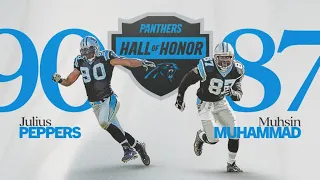 Carolina Panthers Julius Peppers, Muhsin Muhammad join the Hall of Honor #nfl #panthers #football