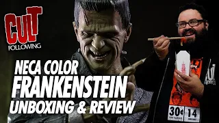NECA Color Universal Monsters Frankenstein's Monster Ultimate Action Figure | Review & Unboxing
