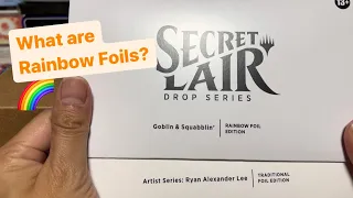 New! Secret Lair rainbow foils! Gobblin and Squabblin and Ryan Alexander Lee. MTG summer superdrop.