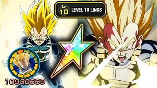 100% NEW AGL SSJ VEGETA SHOWCASE [LEVEL 10 LINKS] Dragon Ball Z Dokkan Battle