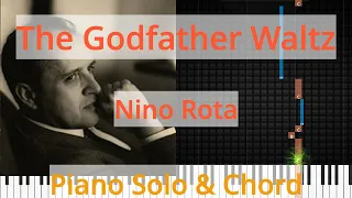 🎹Solo & Chord, The Godfather Waltz, Nino Rota, Synthesia Piano