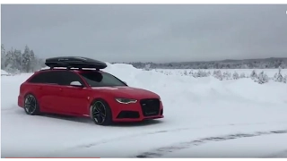 Audi RS6 Snow Drift 😉