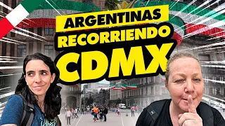 Argentinas en CIUDAD de MÉXICO por PRIMERA VEZ | Centro histórico CDMX, barrio chino. SORPRENDIDAS