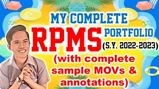 COMPLETE RPMS PORTFOLIO FOR PROFICIENT TEACHERS S.Y. 2022-2023 WITH COMPLETE MOVs AND ANNOTATIONS