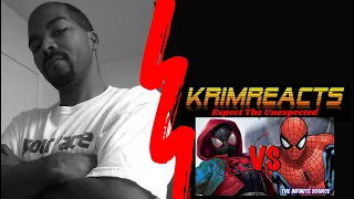 Miles Morales vs Peter Parker Rap Battle REACTION | KrimReacts #391