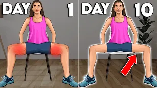 Chair Workout To Get Beautiful Legs While Sitting!