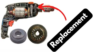 how to repair a drill machine / drill gear wheel replace