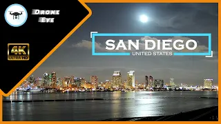 🌍 San Diego | California | USA 🇺🇸 | Through A Drone's Eye | 4K Drone Footage | Mind Relaxing 👁‍🗨