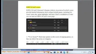 ESPN NCAAF scores 101: espn ncaaf scores big 10?