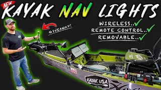 NEW Kayak Nav Light Kit - NO DRILL INSTALL - Remote Controlled & SUPER Bright!