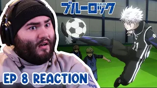Nagi is Not Even Trying! Blue Lock Episode 8 Reaction