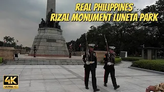 [4K HD] WATCHING THE CHANGING OF THE GUARD AT RIZAL MONUMENT | VIRTUAL WALKING TOUR| NB JourneyPH 🇵🇭