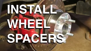 How to PROPERLY Install Wheel Spacers