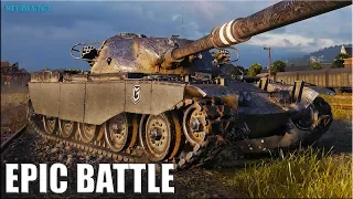 Крутое ТАЩИЛОВО ТОП статиста ✅ World of Tanks лучший бой T95/FV4201 Chieftain